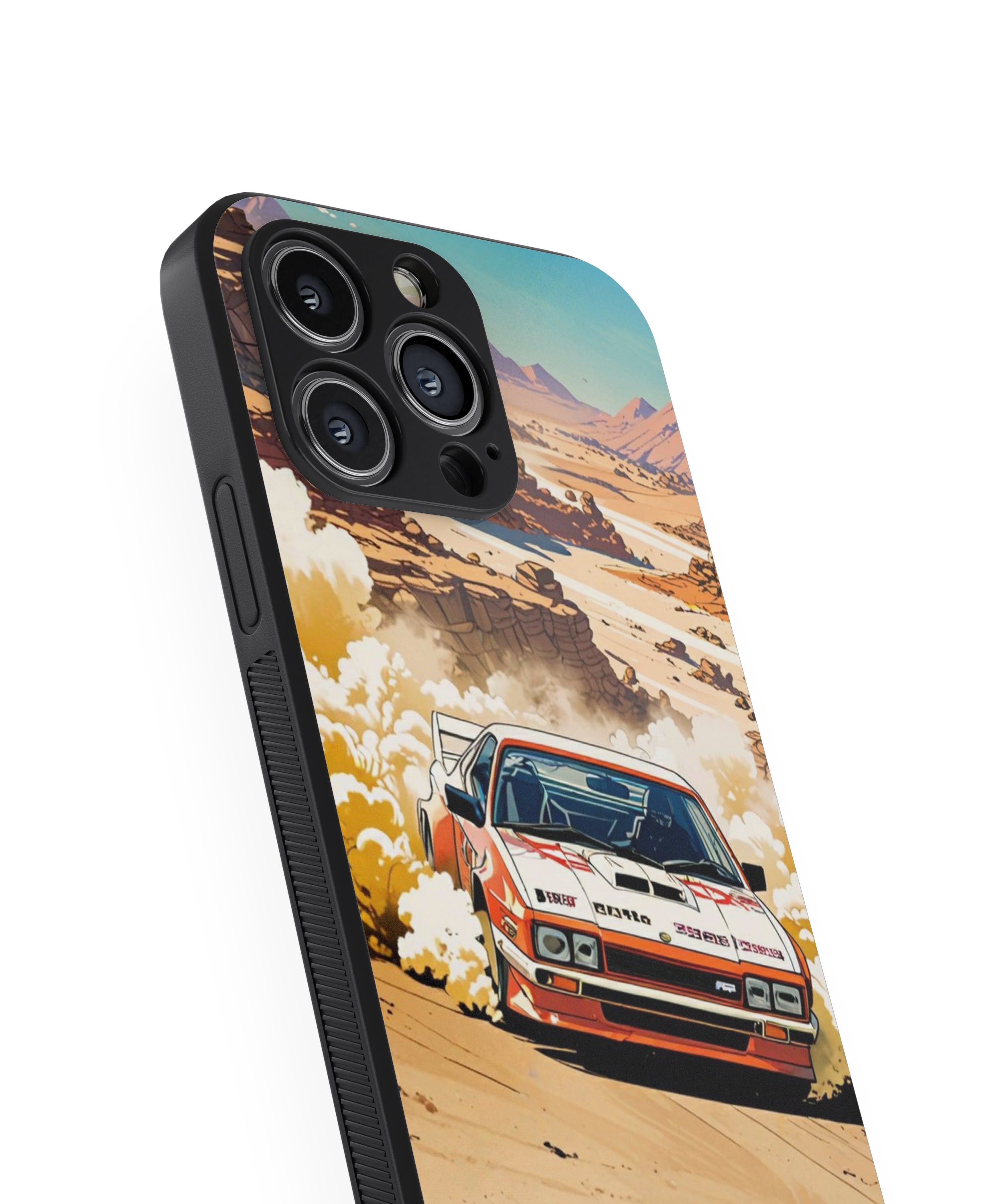 Vintage Car Hybrid Metal TPU Case