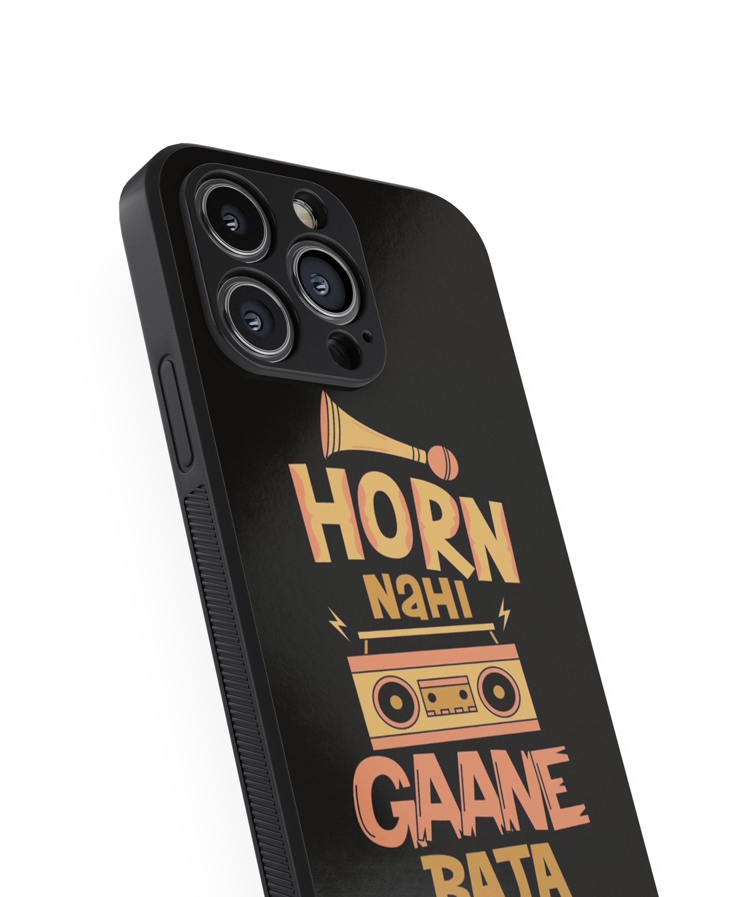 HORN NaHI GAANE BAJA, Hybrid Metal TPU Case