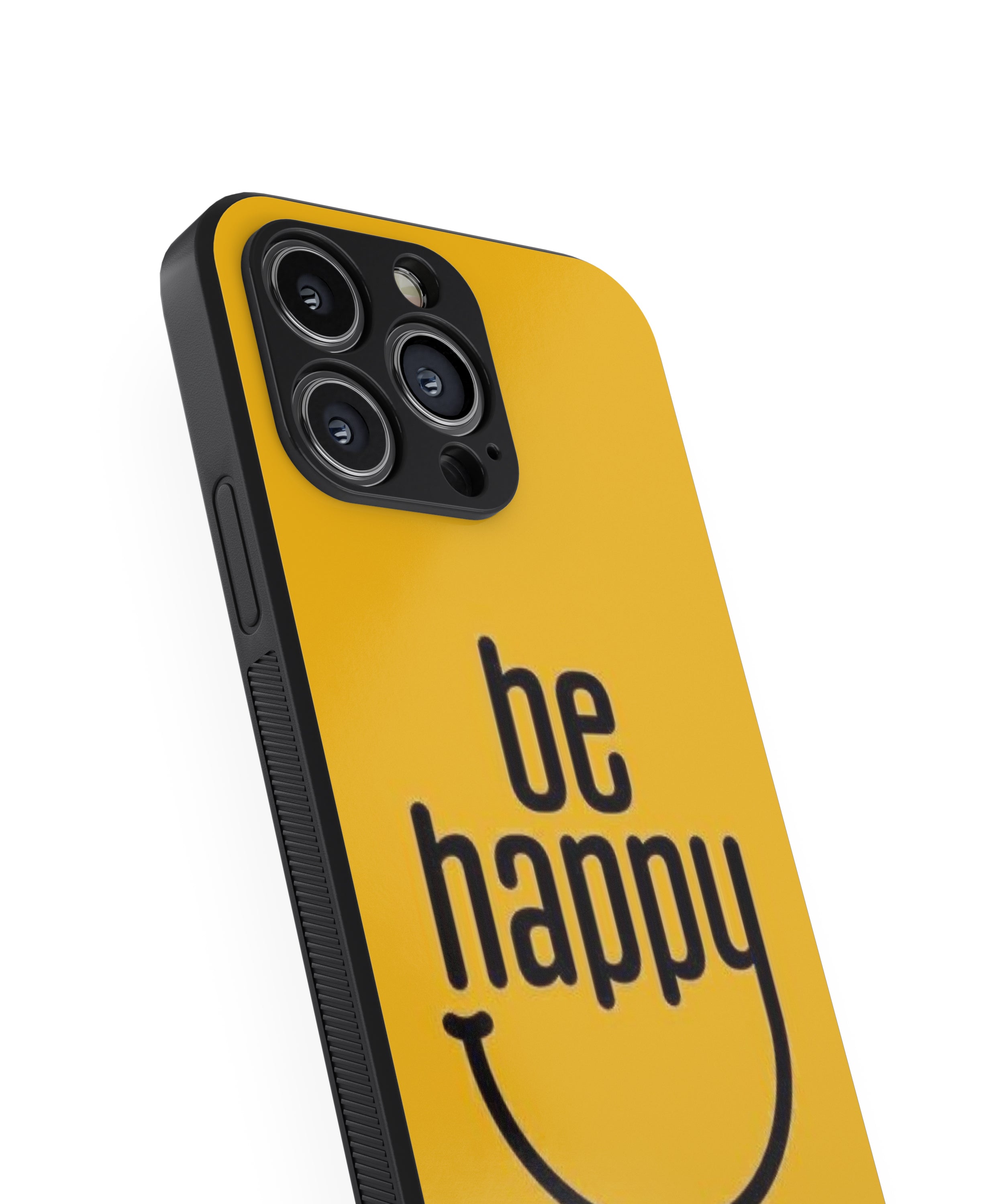 Be Happy Hybrid Metal TPU Case