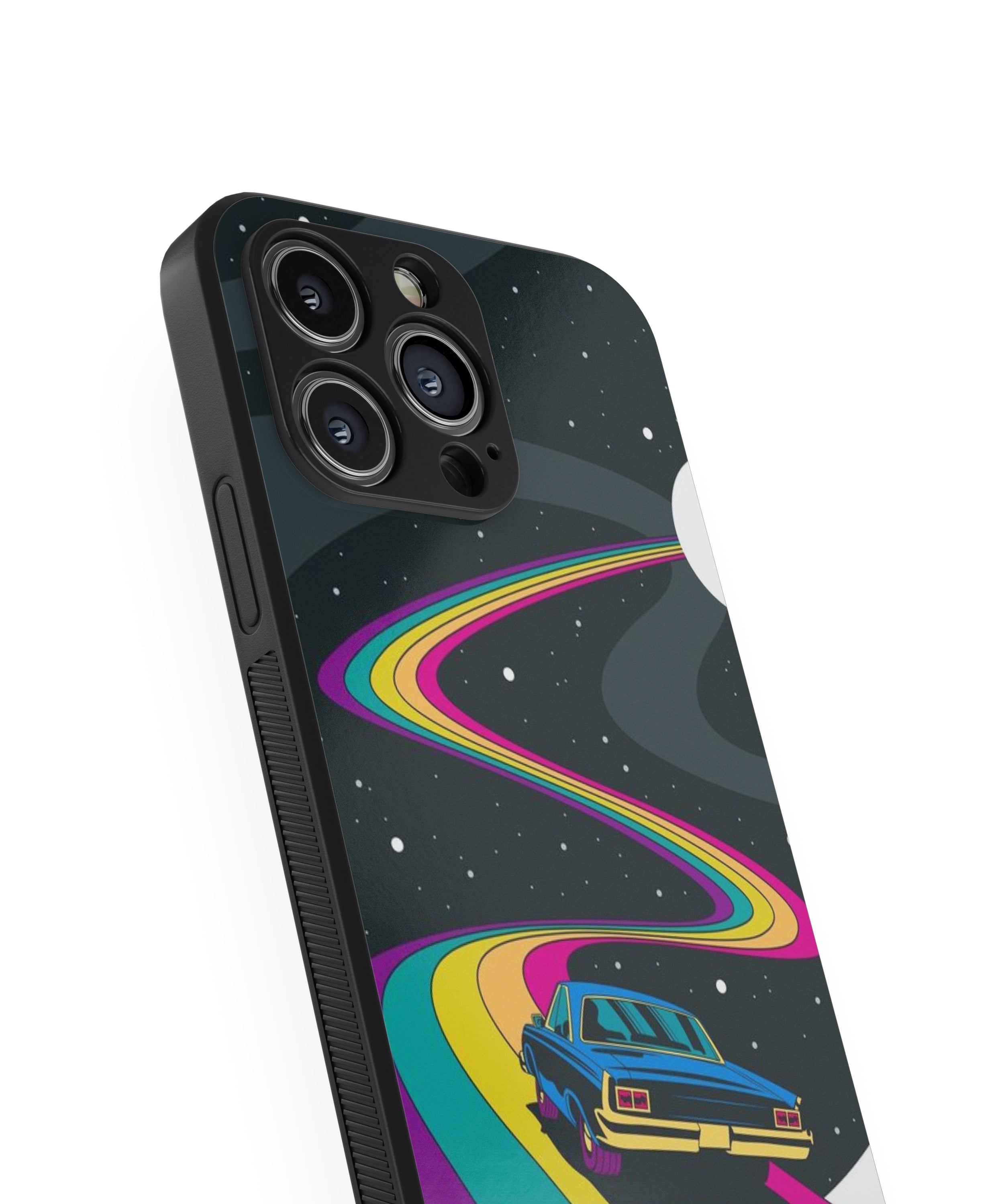 Colourful Car Hybrid Metal TPU Case