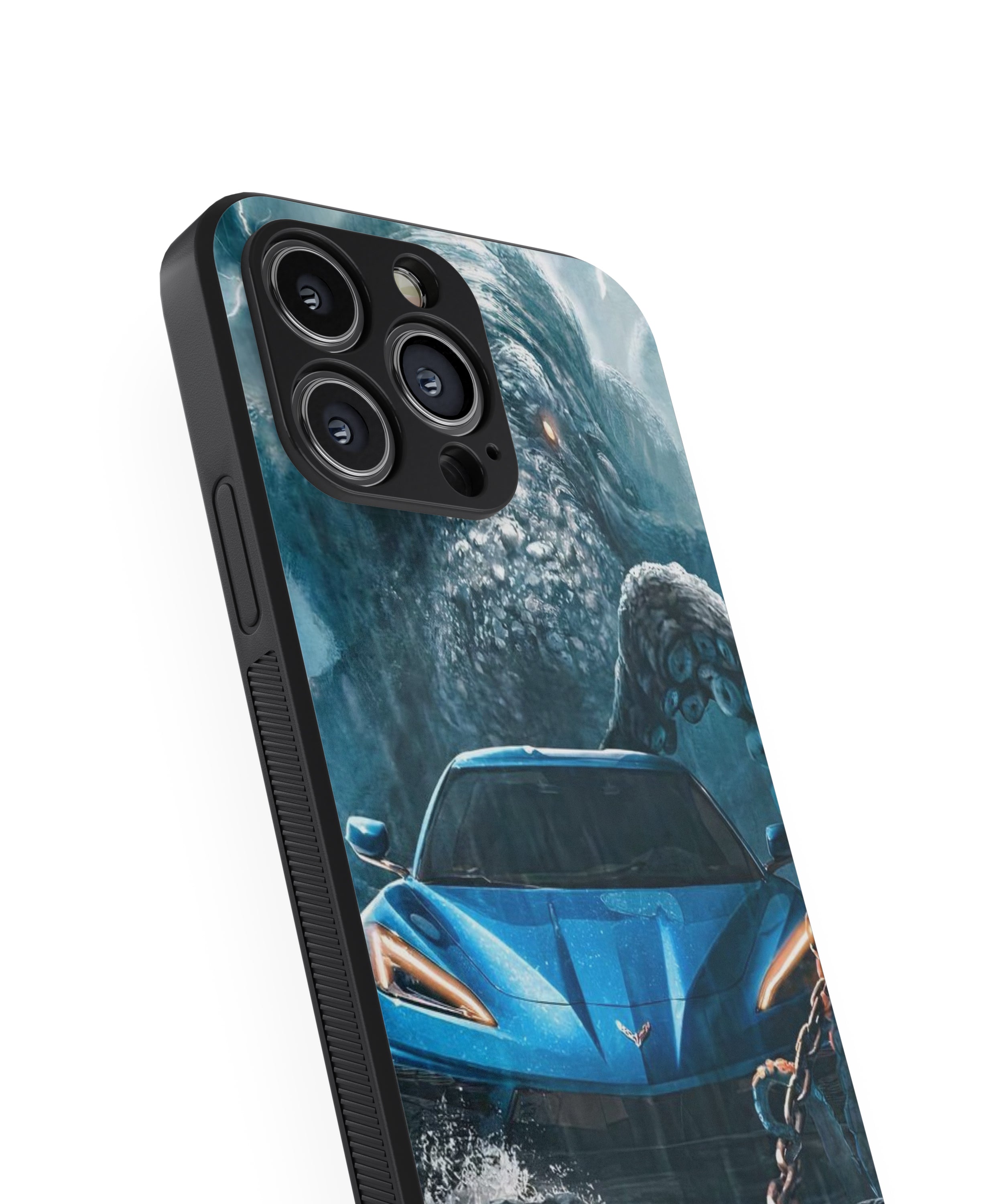 Chevy C8 Corvette Sea Monster Hybrid Metal TPU Case