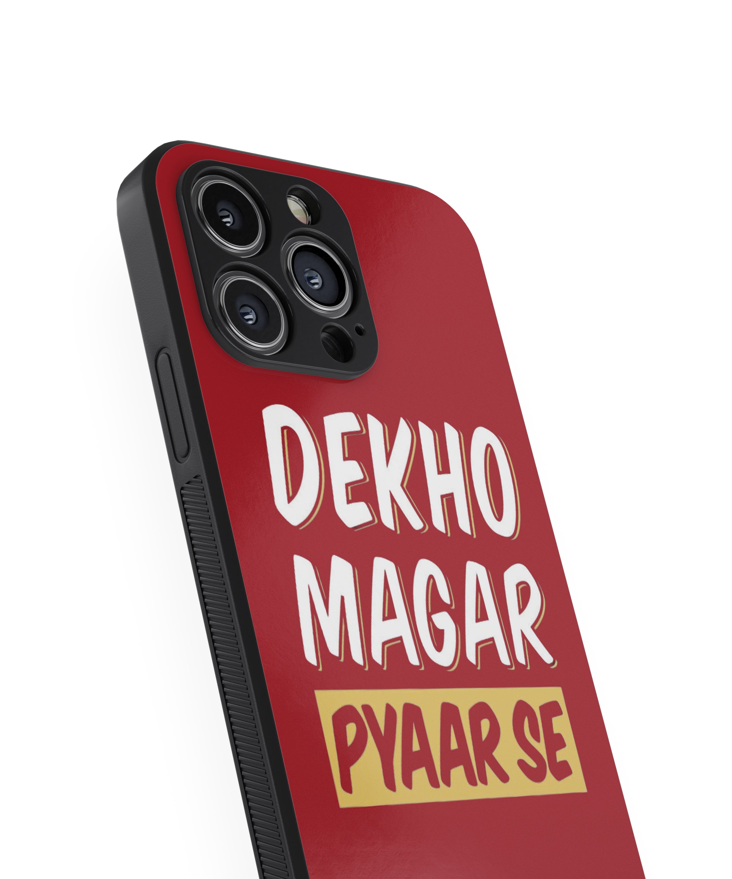 DEKHO MAGAR PYAARSE Hybrid Metal TPU Case