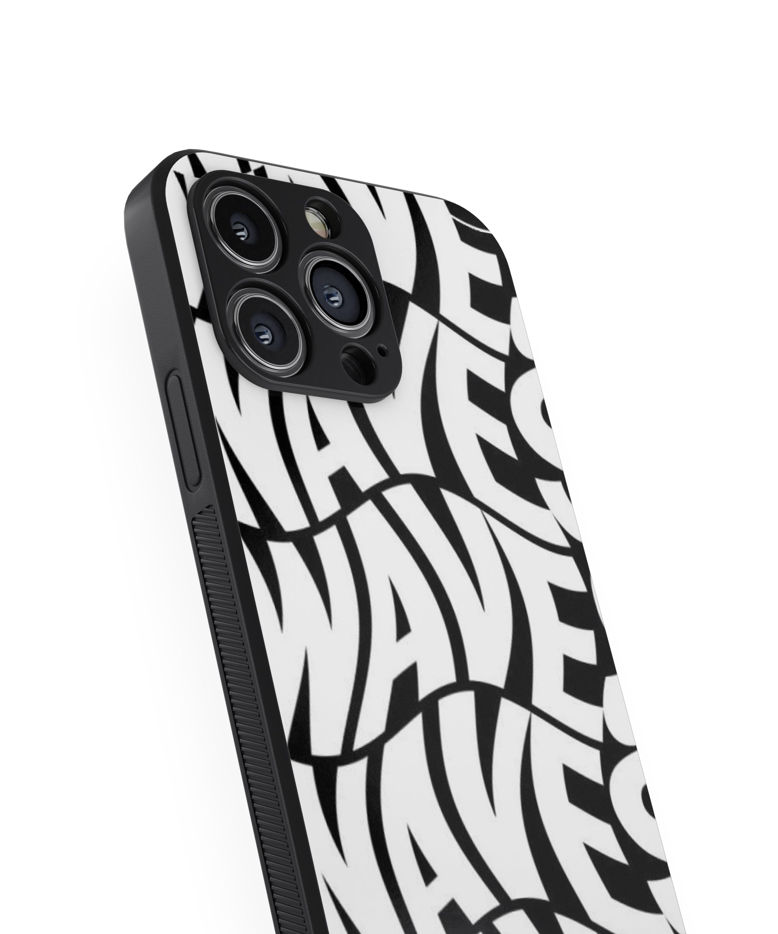 Wave Pattern Hybrid Metal TPU Case