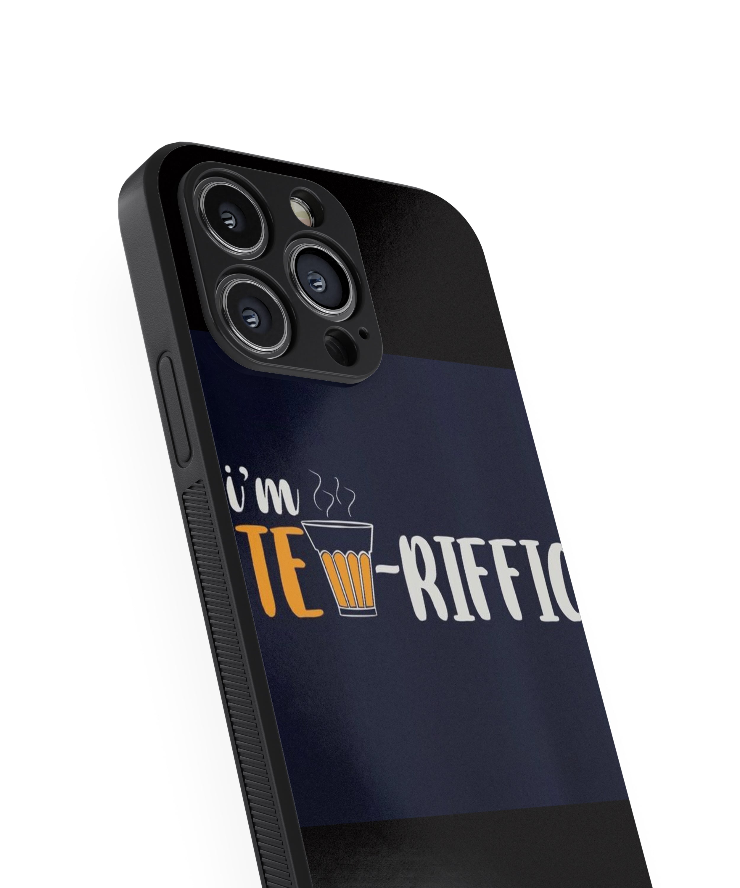 I am TEA-RIFFIC Hybrid Metal TPU Case