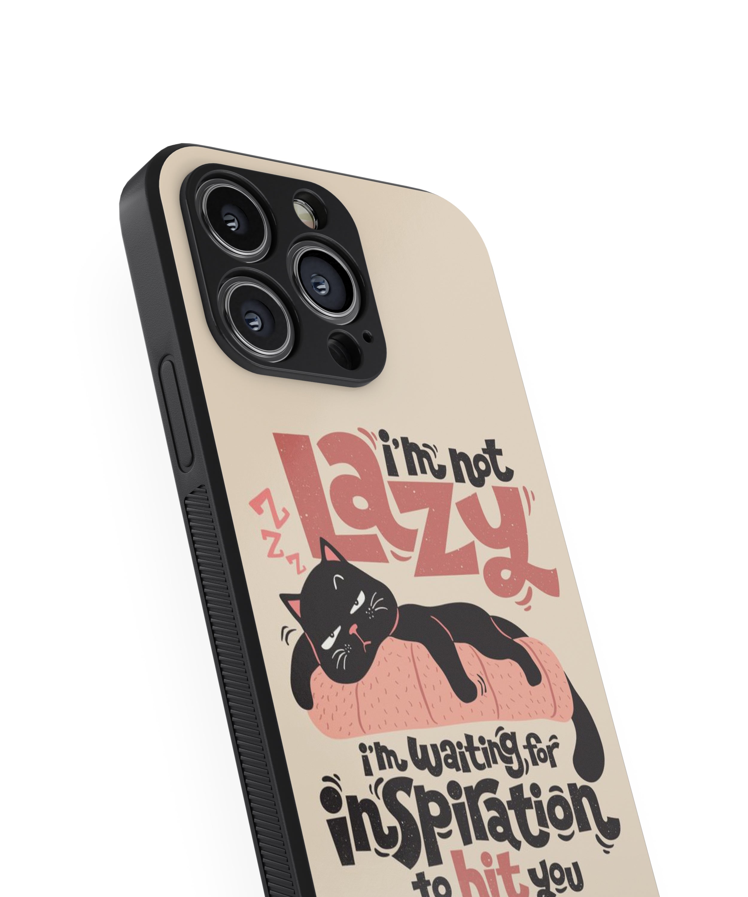 I am not Lazy Hybrid Metal TPU Case