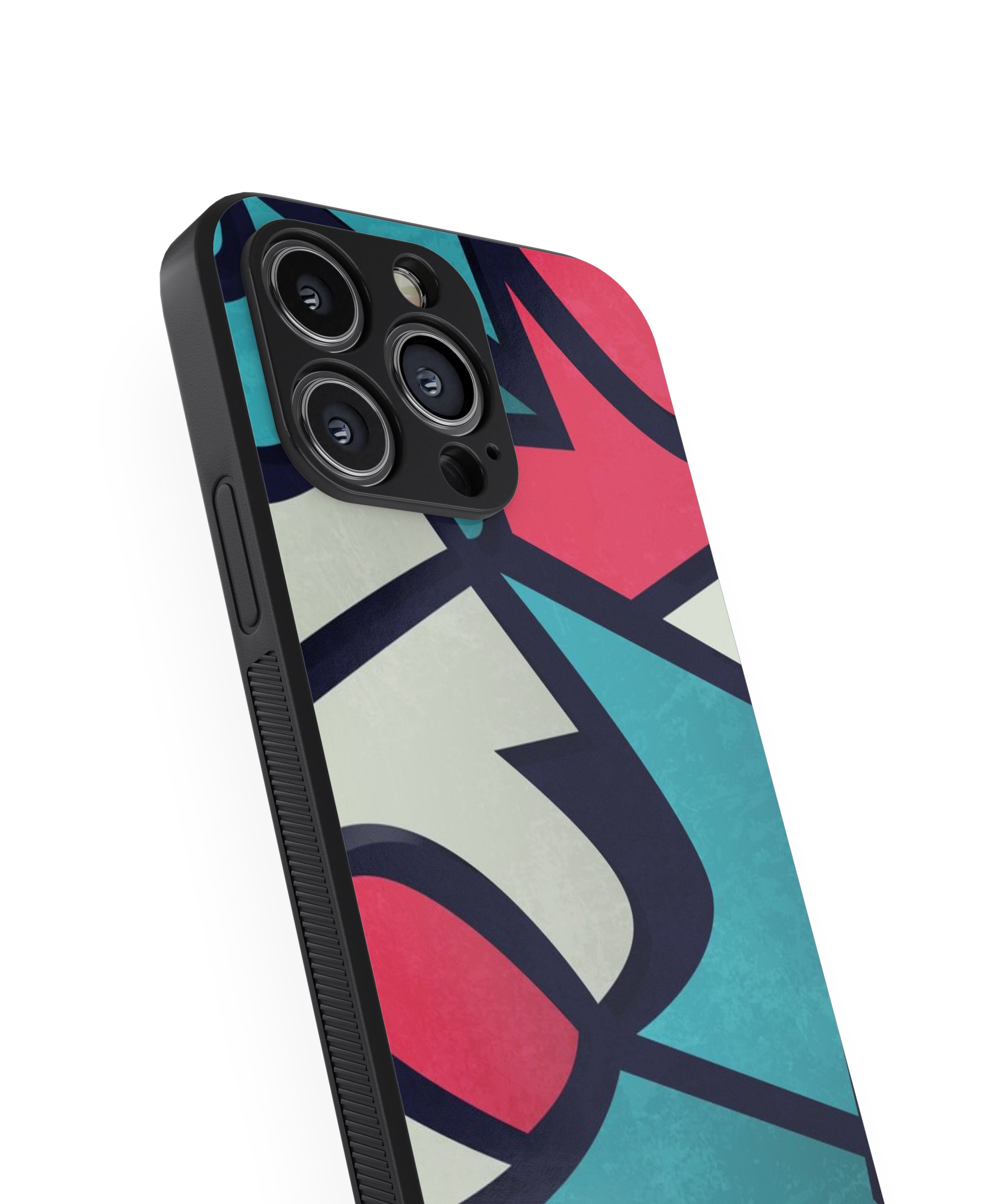 Skateboard Pattern Hybrid Metal TPU Case