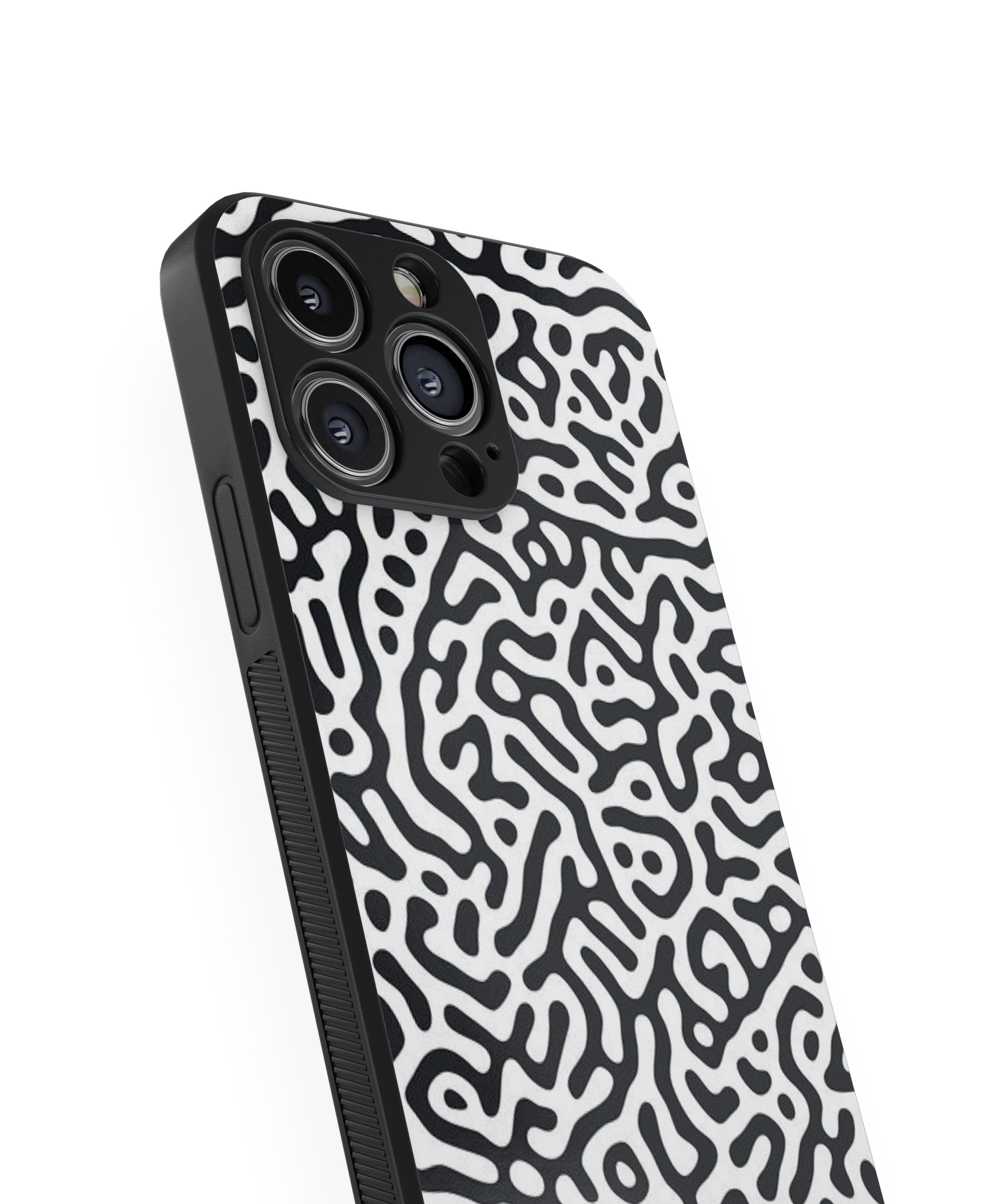 Seamless Trendy Pattern Hybrid Metal TPU Case