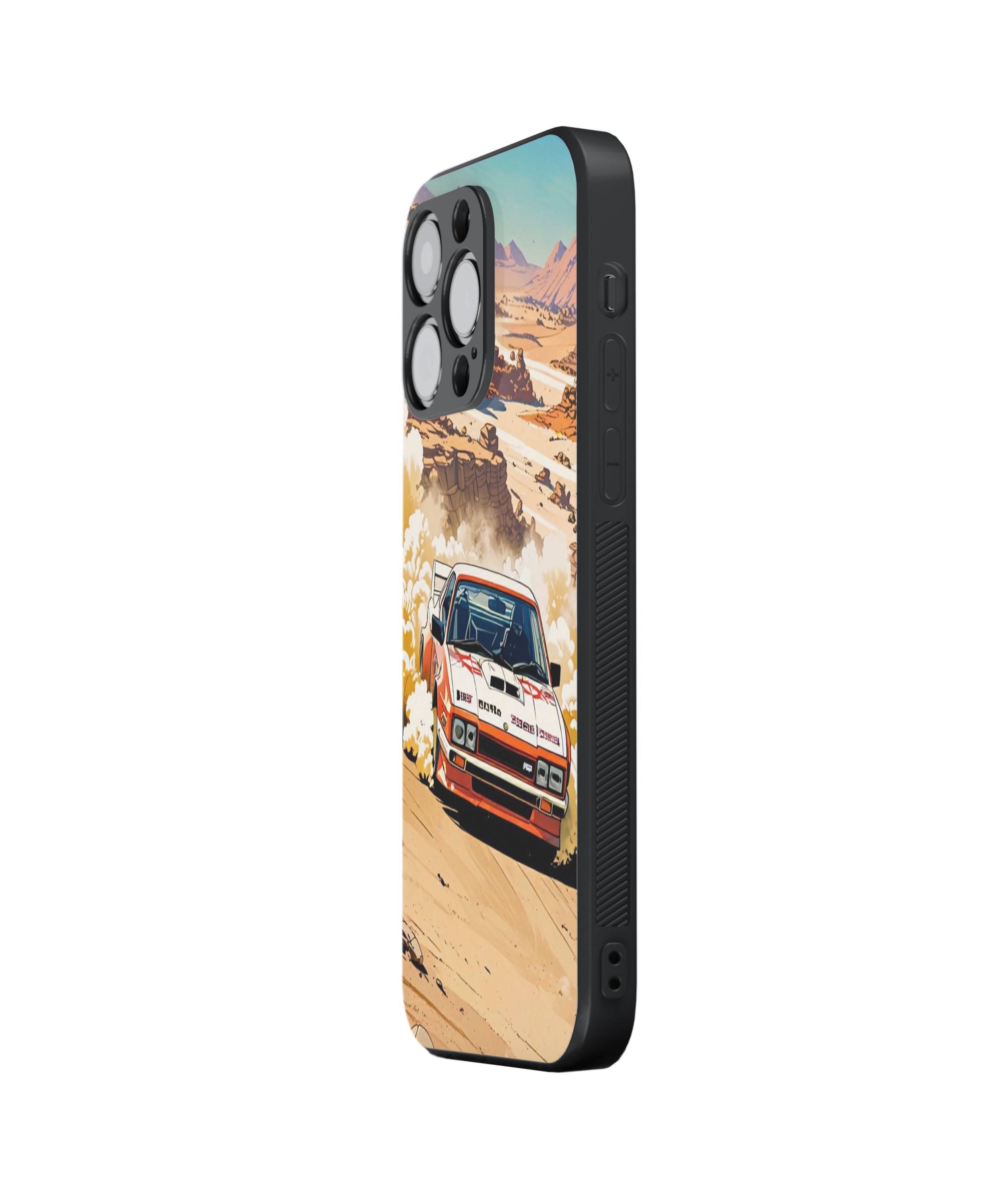 Vintage Car Hybrid Metal TPU Case