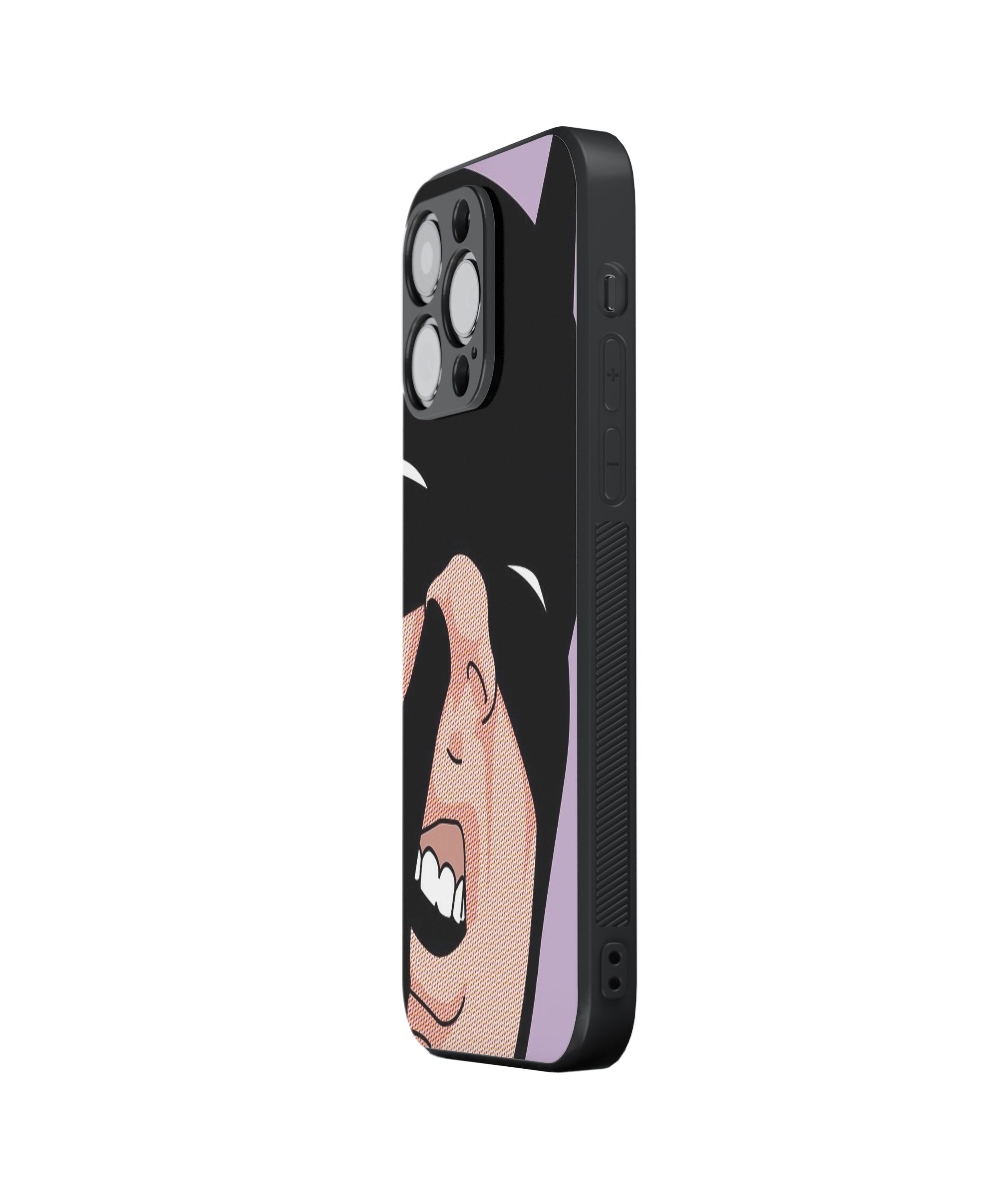 Bat Men Purple Hybrid TPU Case