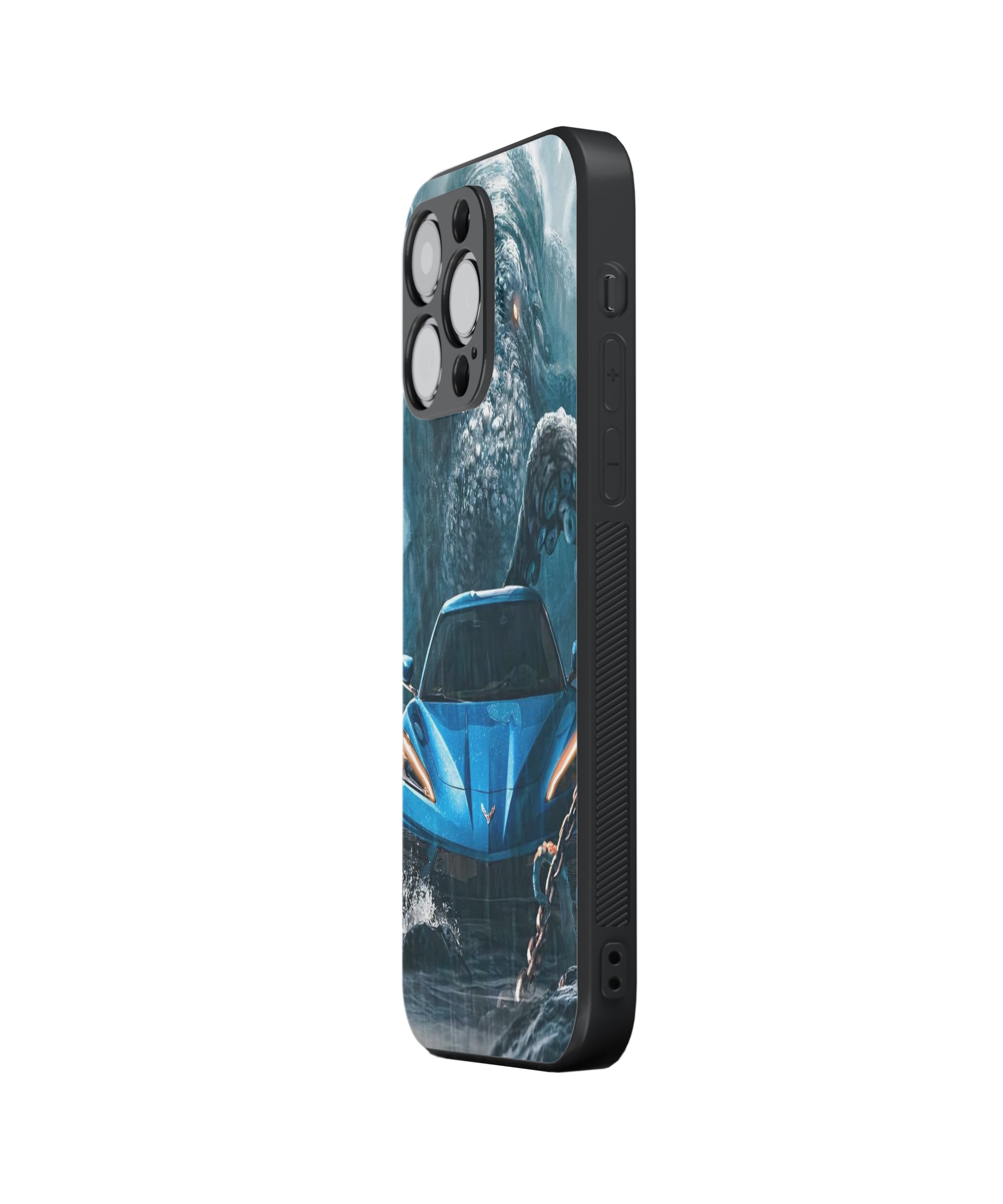 Chevy C8 Corvette Sea Monster Hybrid Metal TPU Case