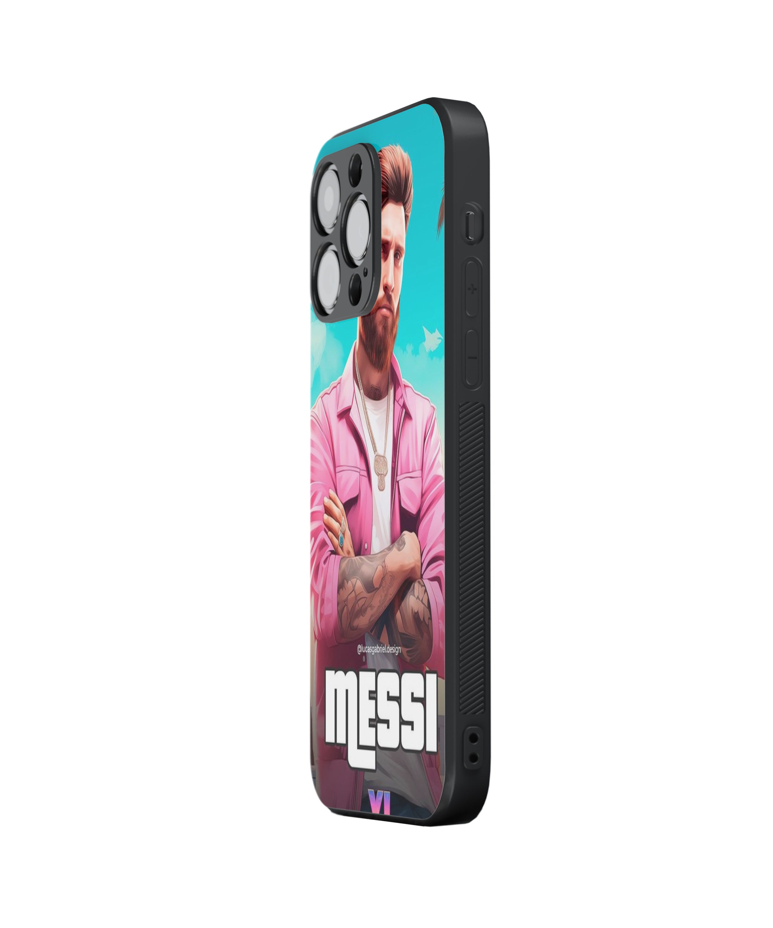 Messi Hybrid Metal TPU Case