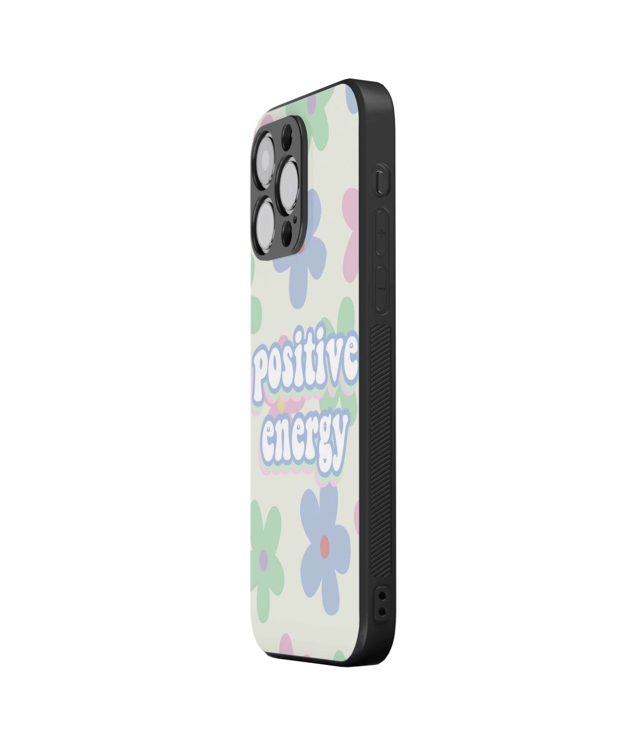 positive energy Hybrid Metal TPU Case
