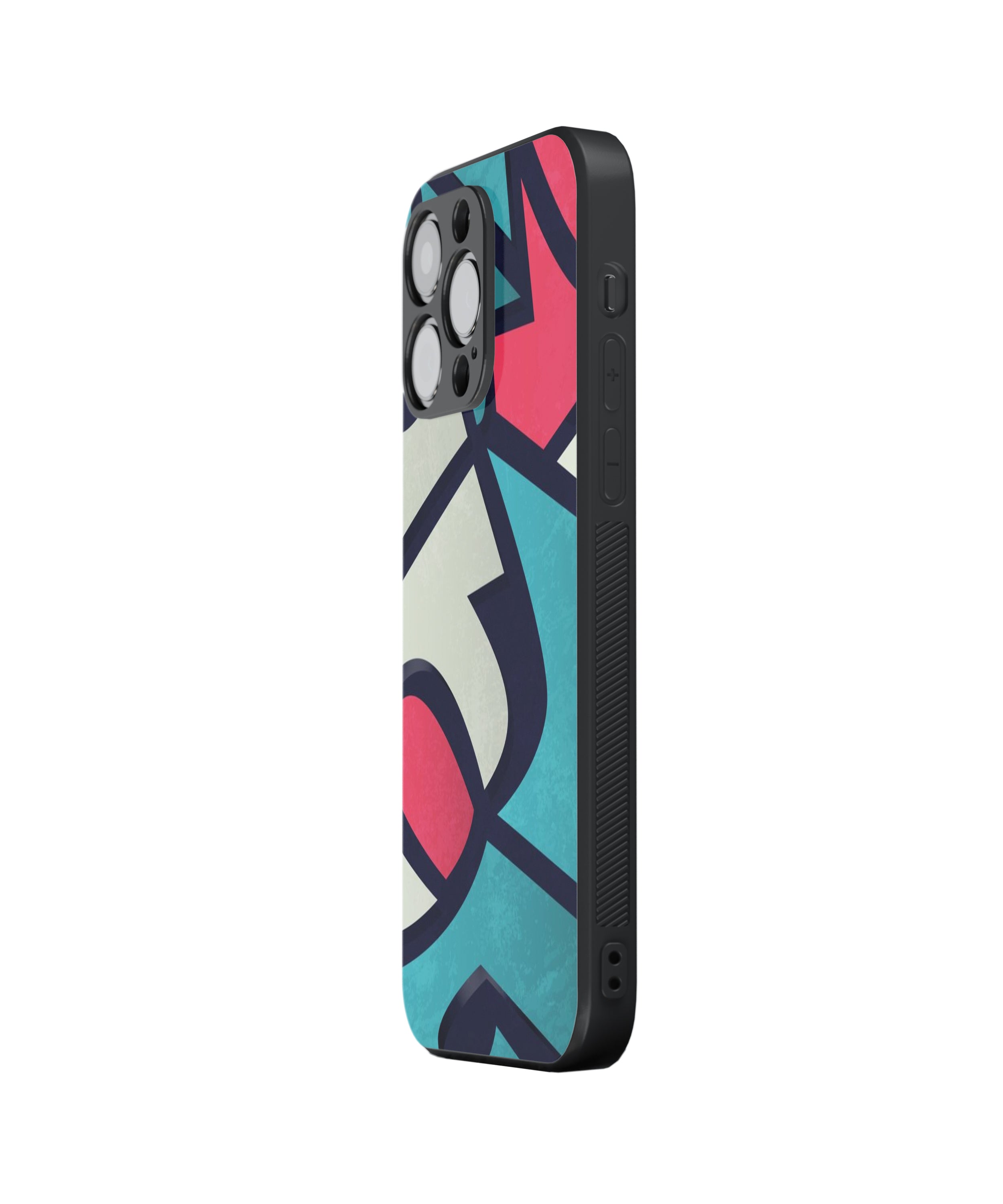 Skateboard Pattern Hybrid Metal TPU Case