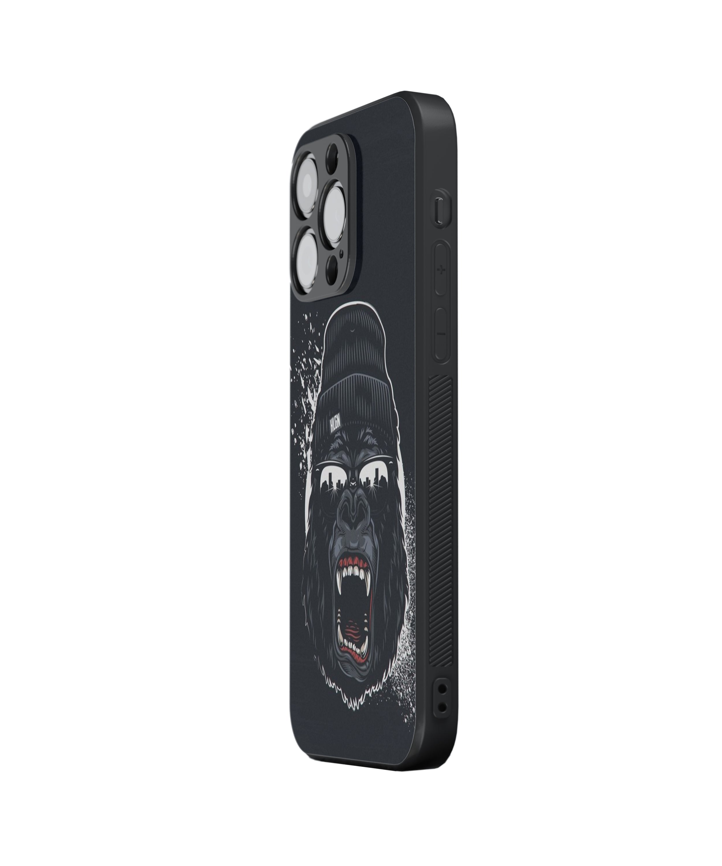 Black Monkey Hybrid Metal TPU Case