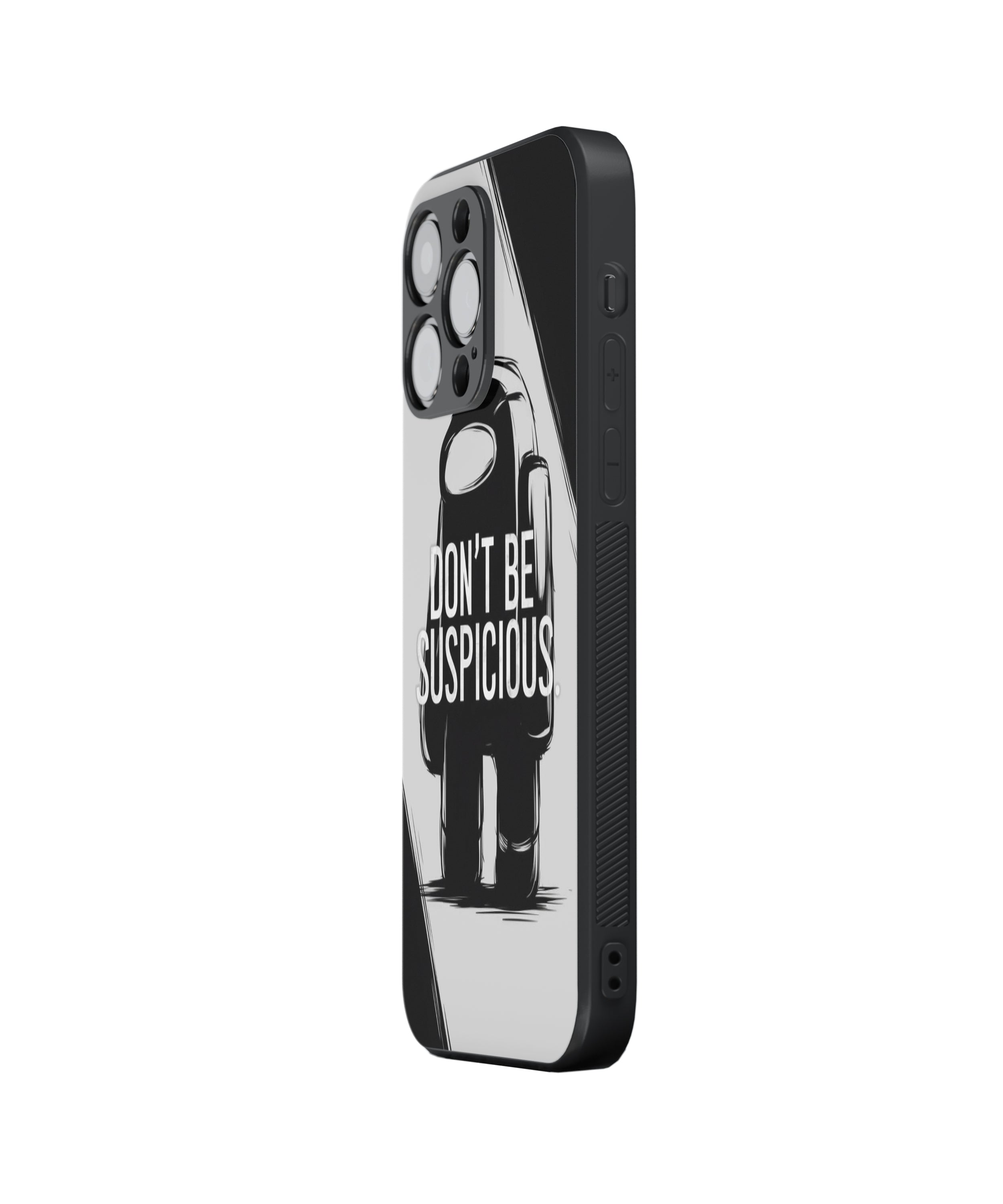 DON'T BE SUSPICIOUS Hybrid Metal TPU Case