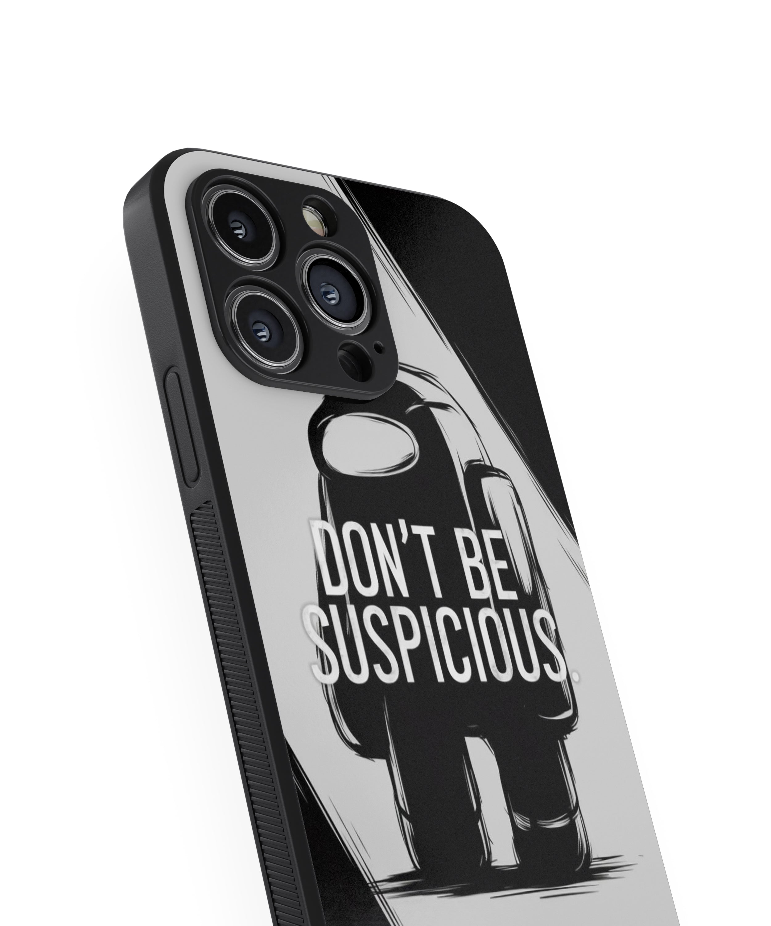 DON'T BE SUSPICIOUS Hybrid Metal TPU Case