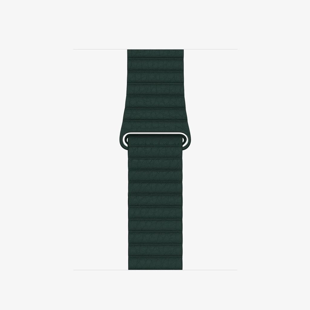 Apple forest green leather loop sale